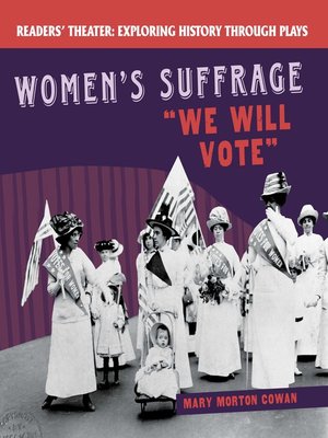 cover image of Women's Suffrage: "We Will Vote"